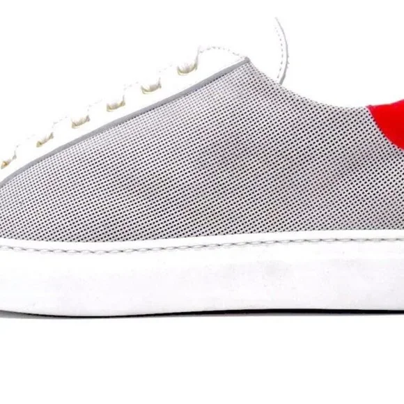NWB Ferresi Vittoria Sneakers – Made in Italy, 11W – White, Red & Black - Picture 2 of 5